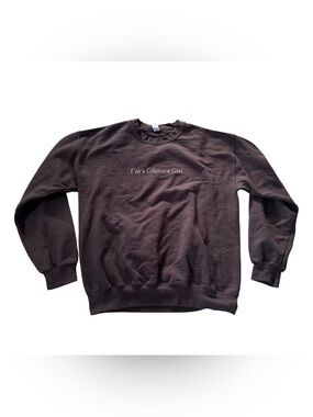 Gilmore Girls I’m A Gilmore Girl Crewneck Sweatshirt Brown Women’s Medium